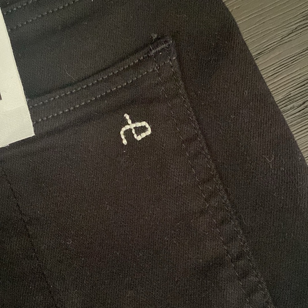 NWT Rag and Bone Black High Rise Ankle Flare  Jeans lowest price no offers - Picture 3 of 14
